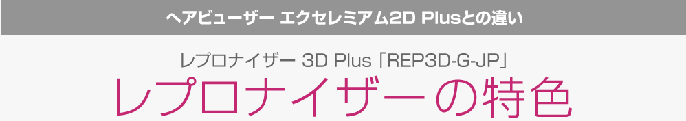 レプロナイザーの特色