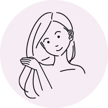 トリートメントやコンディショナーで仕上げ