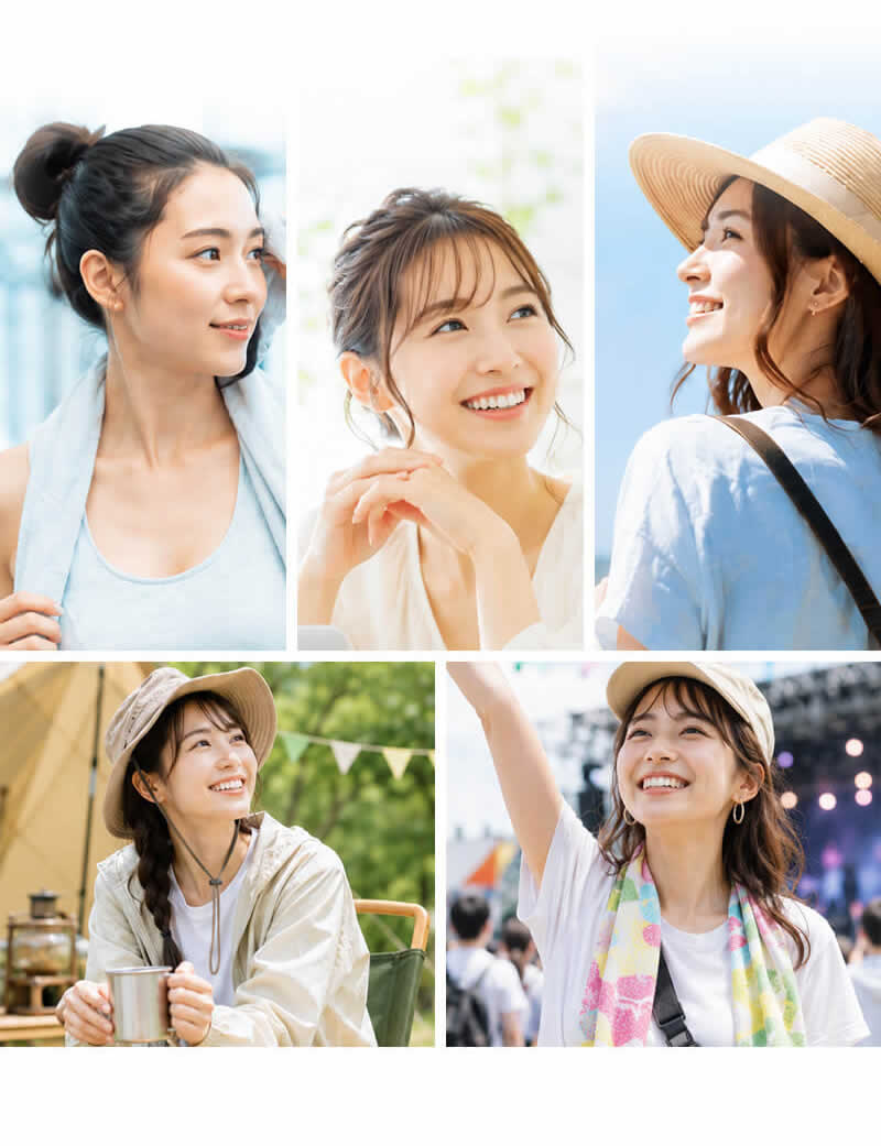 ドライシャンプー使用イメージ
