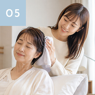 体調不良や入院ご家族のケアに