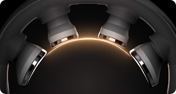 偏心ホイールで立体的な刺激