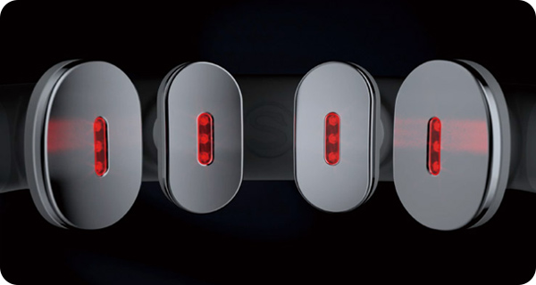 12個の近赤外線LEDを搭載