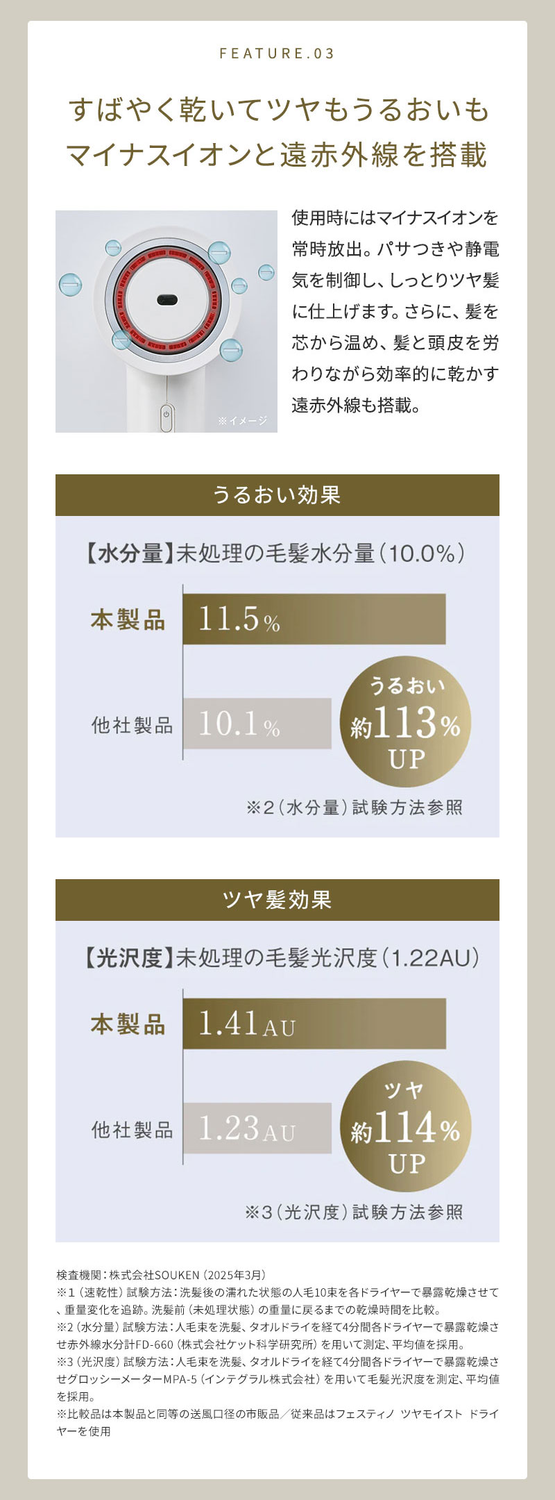 フェスティノ ツヤニュアンスドライヤー
