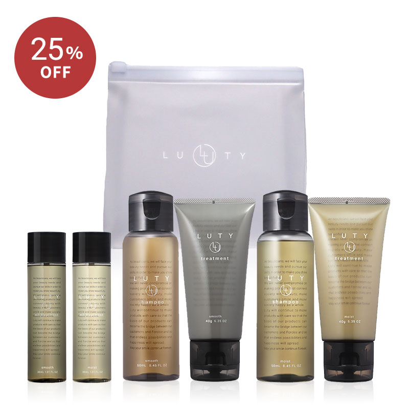 【福袋/25%OFF】LUTY ルーティー トライアル 7点セット スムース＆モイスト “どっちも気になる”あなたへ 福袋 2026