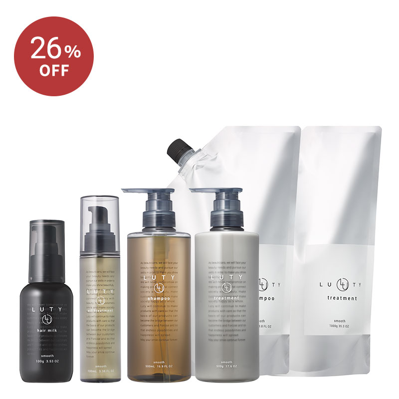  【福袋/25%OFF/選べる】LUTY ルーティー パーフェクトセット （500mlボトル＆1000ml詰替え＆オイル＆ミルク） 福袋 2026
