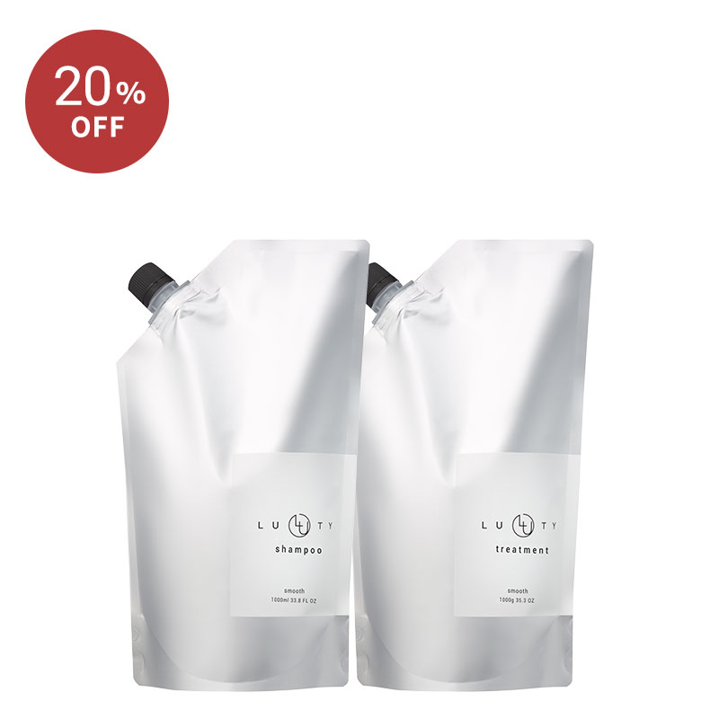  【福袋/20%OFF/選べる】LUTY ルーティー シャンプー 1000ml ＆ トリートメント 1000g セット 詰替用 送料無料 福袋 2026