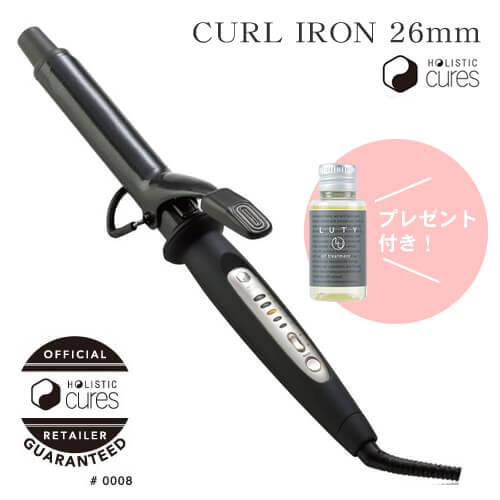 ホリスティックキュア カールアイロン 26mm (CCIC-G72088) ホリスティックキュアーズ×クレイツイオン【プレゼントキャンペーン中】