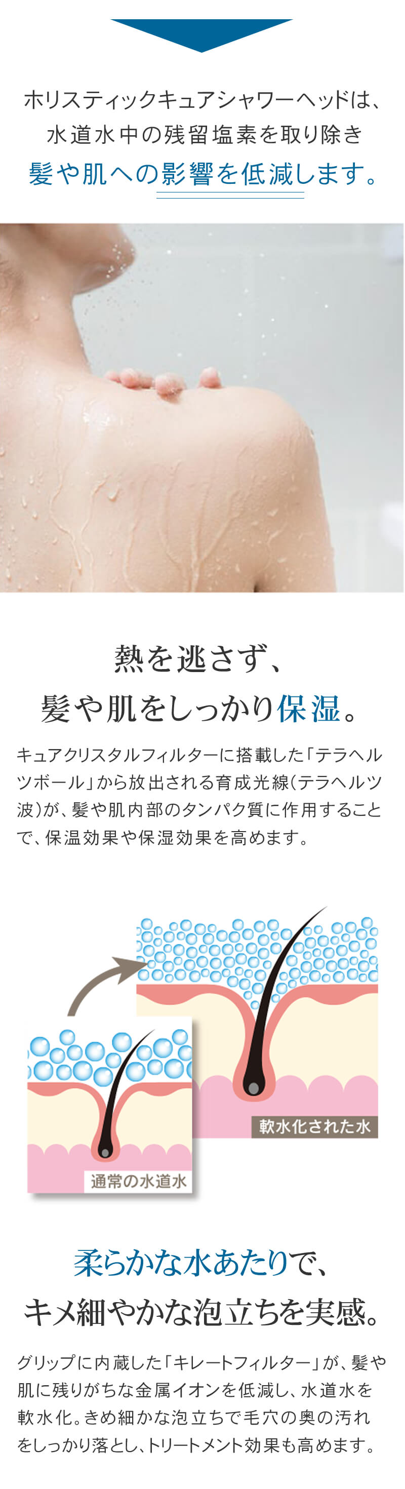 ホリスティックキュア シャワーヘッド