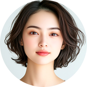 くっきり華やかな束感カール