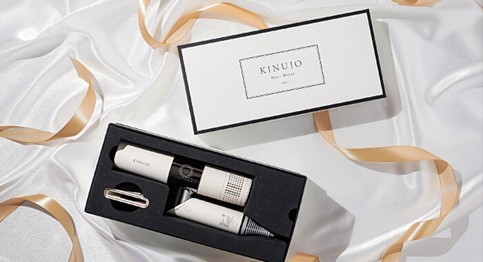 KINUJOドライヤー ボヤージュ HW001　オシャレな化粧箱入り