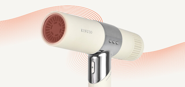 KINUJOドライヤー “超遠赤外線”で髪の芯からうるおい守る