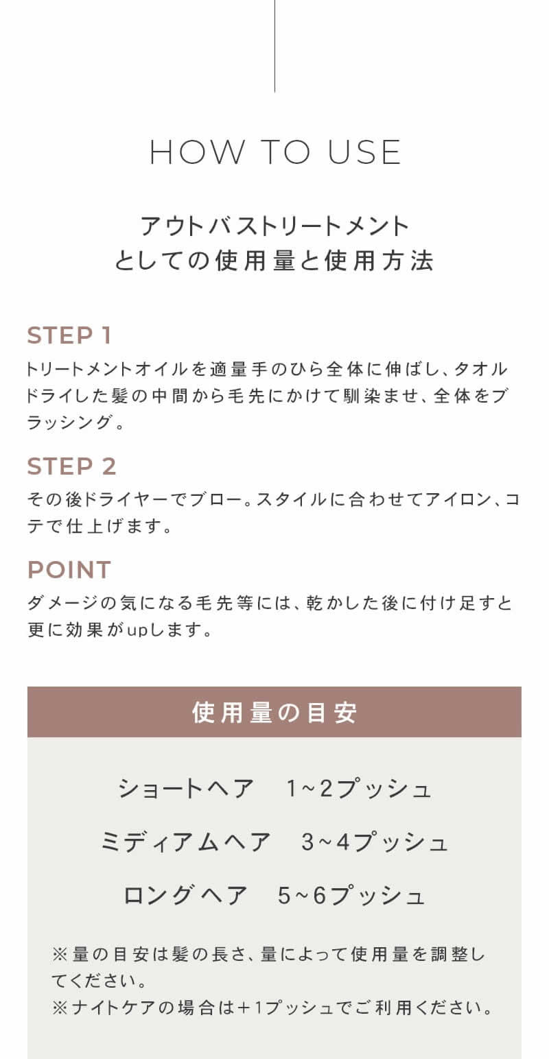 LOA the oil CARE(ロアザオイル ケア)