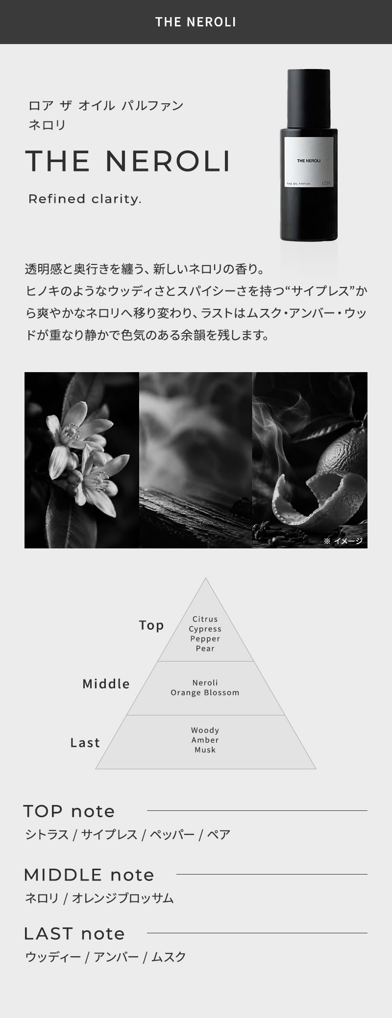 正規販売店】LOA THE OIL PARFUM ロア ザ オイル パルファン 70ml