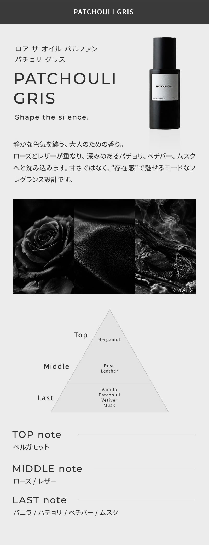 《正規販売店》LOA THE OIL PARFUM (ロア ザ オイル パルファン)