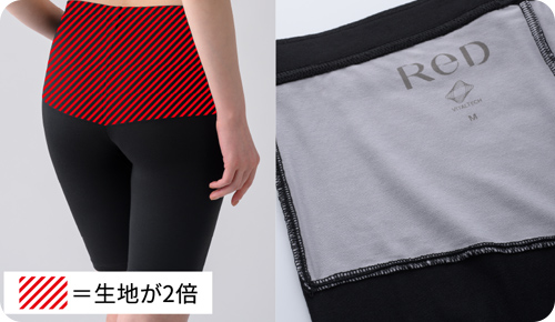 リカバリーウェアで腰の筋肉に集中アプローチ