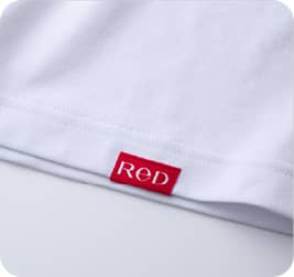 ReDのロゴが入ったタグ