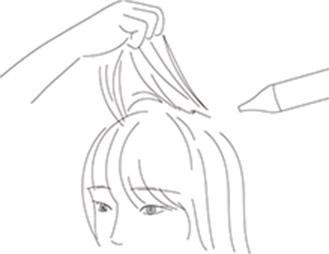 ヘアドライのステップ1