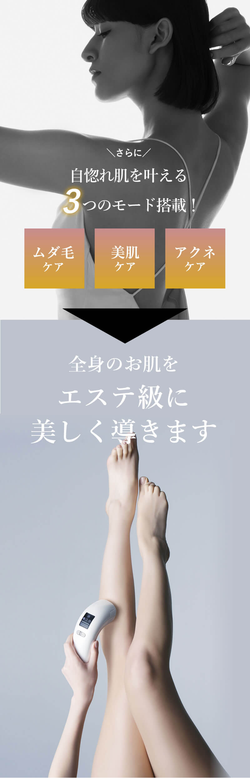 ムダ毛処理のお悩み解消