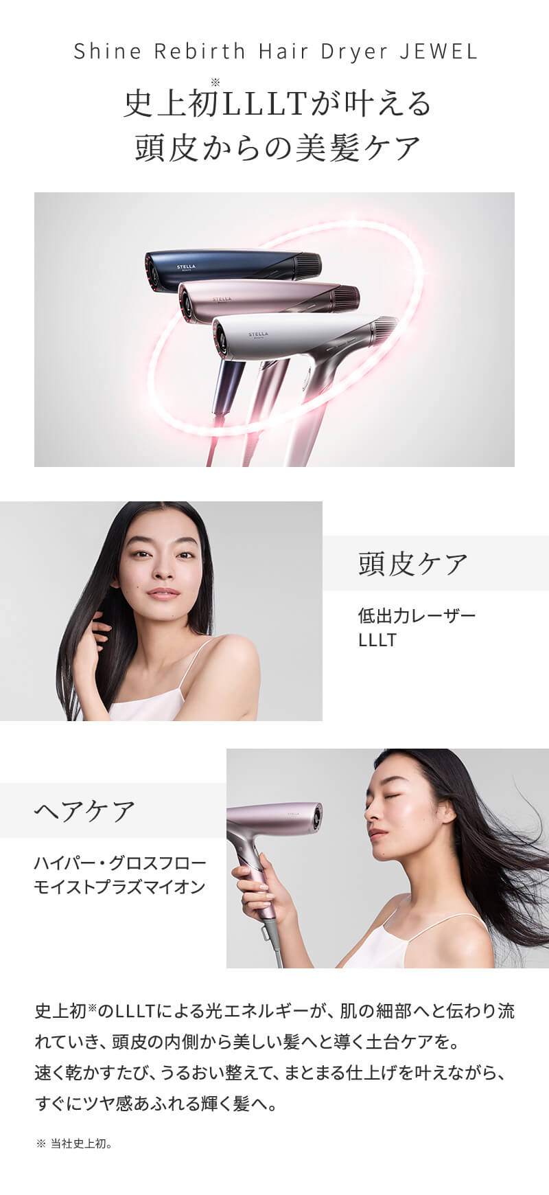 《正規販売店》ステラボーテ シャインリバース ヘアドライヤー ジュエル