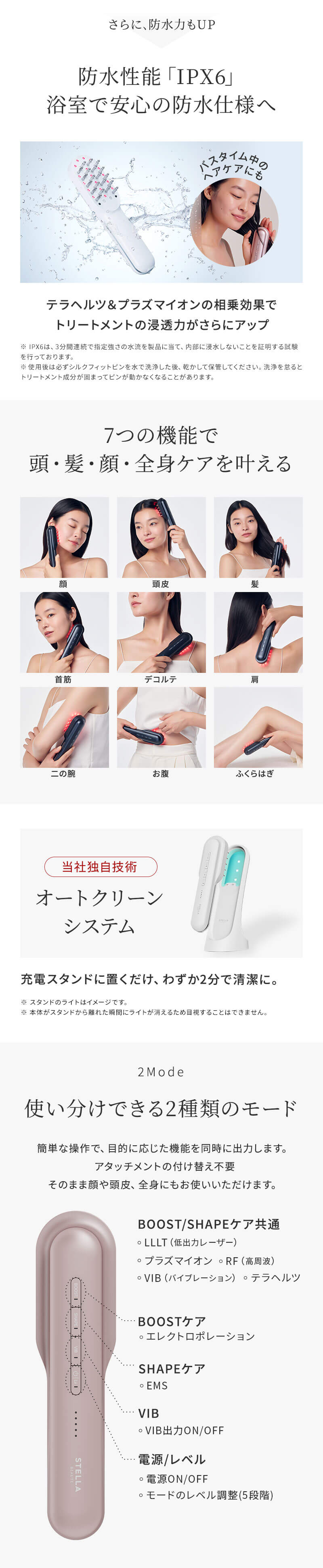 ETBELLA 美顔器 2モード 2強度設定 ETBELLA 美顔器 2モード 2強度設定 ETBELLA 美顔器 2モード 2強度設定