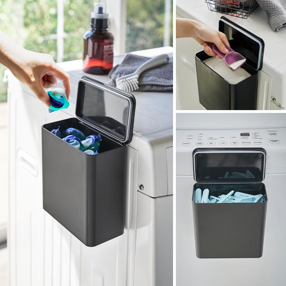 正規販売店】マグネット洗濯洗剤ボールストッカー タワー 山崎実業