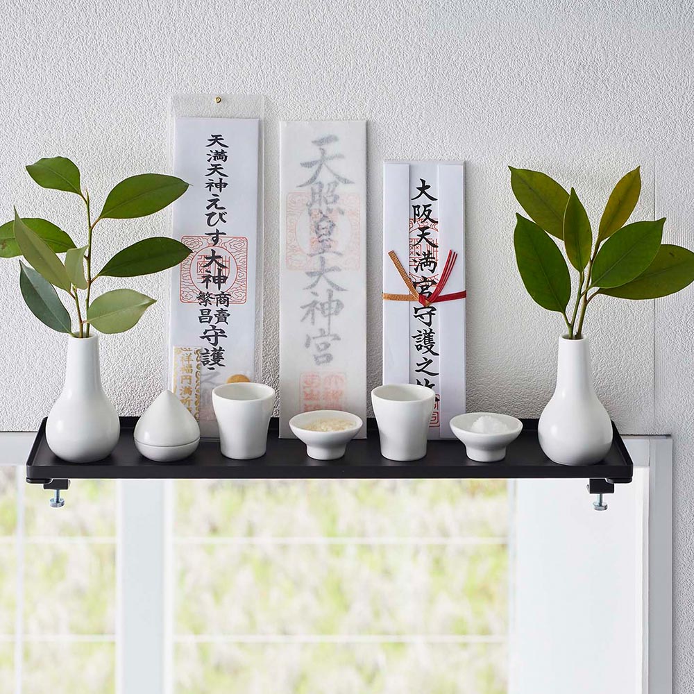 正規販売店】鴨居上 神棚 タワー W45 山崎実業 tower ホワイト