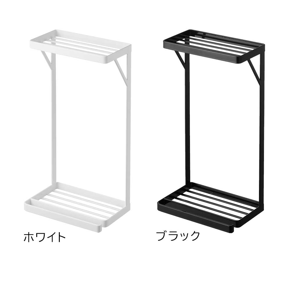 正規販売店】タオル掛け上ラック タワー 2段 山崎実業 tower 耐荷重 約
