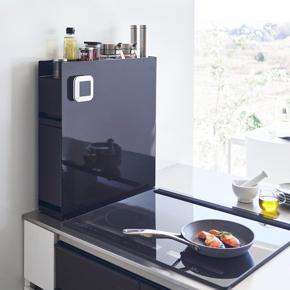 正規販売店】隠せる調味料ラック タワー 2段 山崎実業 tower ホワイト