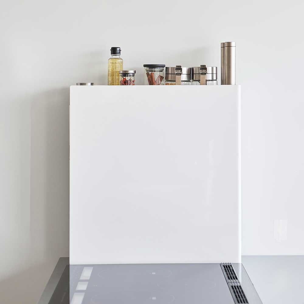 正規販売店】隠せる調味料ラック タワー 2段 山崎実業 tower ホワイト