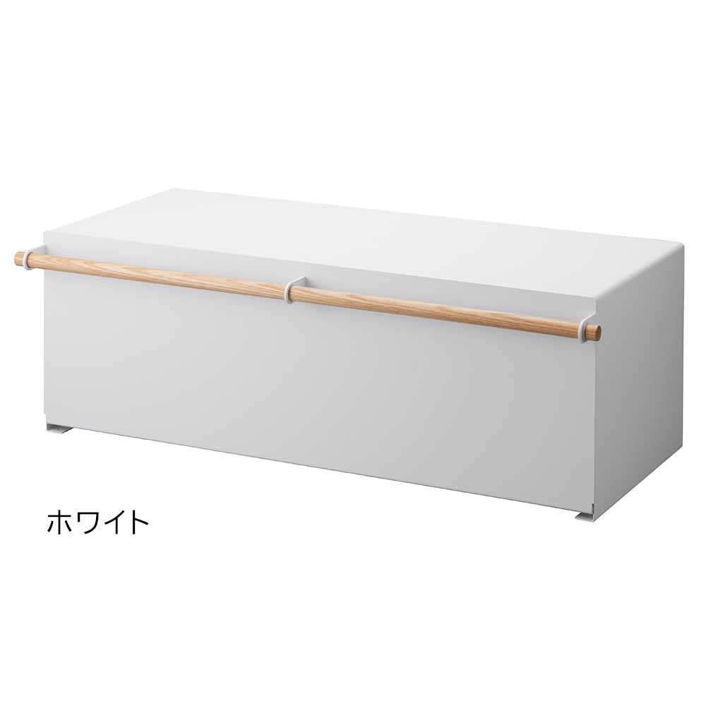 正規販売店】ブレッドケース トスカ ワイド 山崎実業 tosca ホワイト
