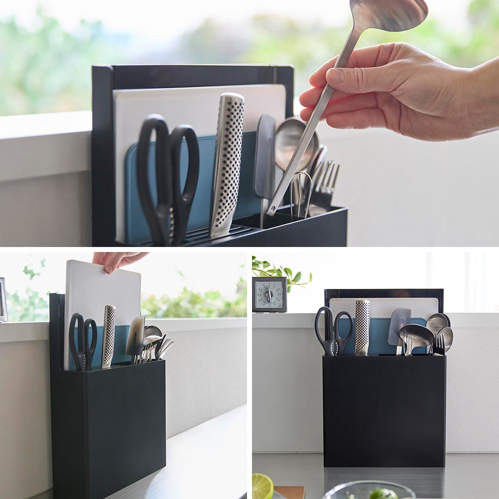 正規販売店】シンク扉オールインワンキッチンツールホルダー タワー