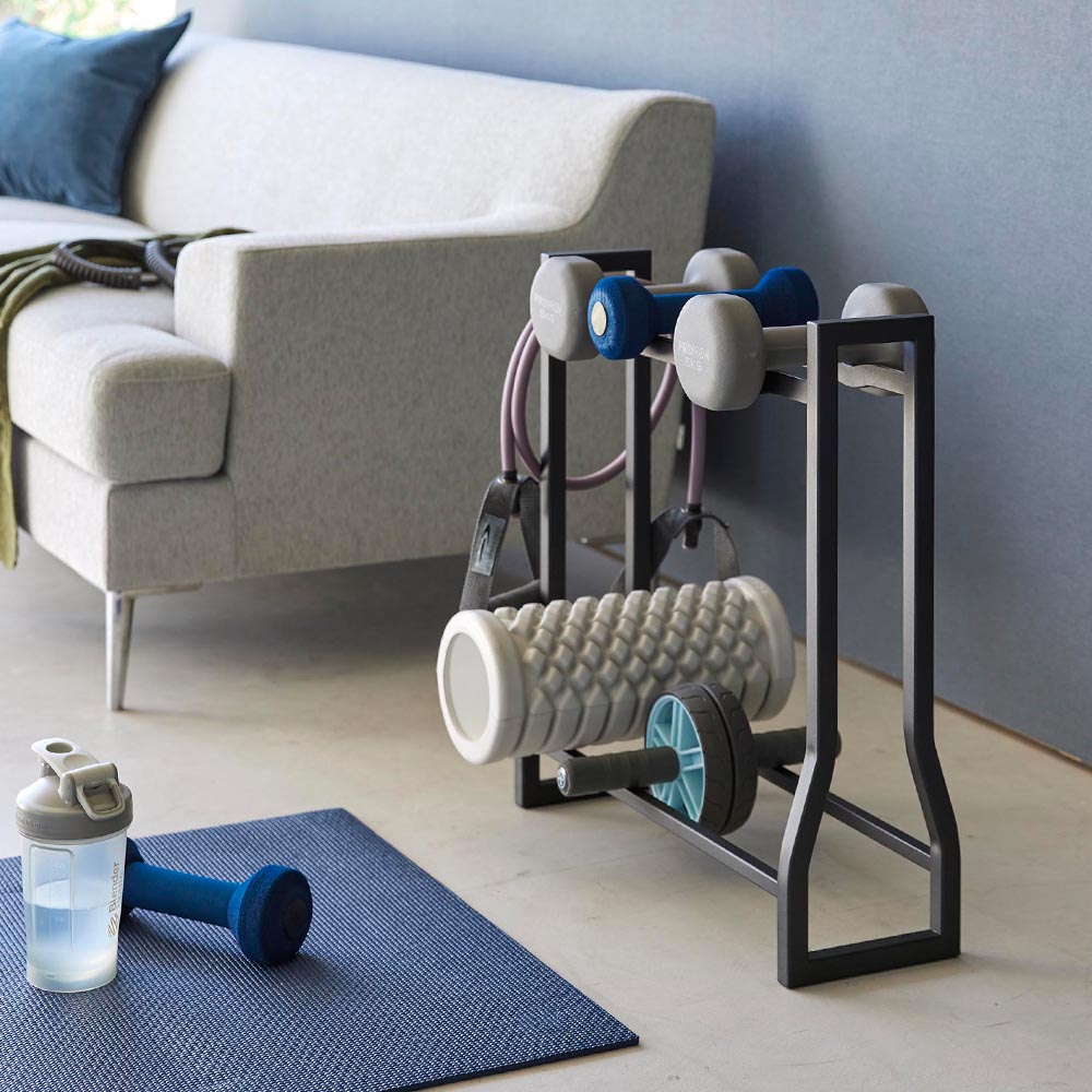 正規販売店】ダンベルラック タワー 山崎実業 tower ホワイト ブラック