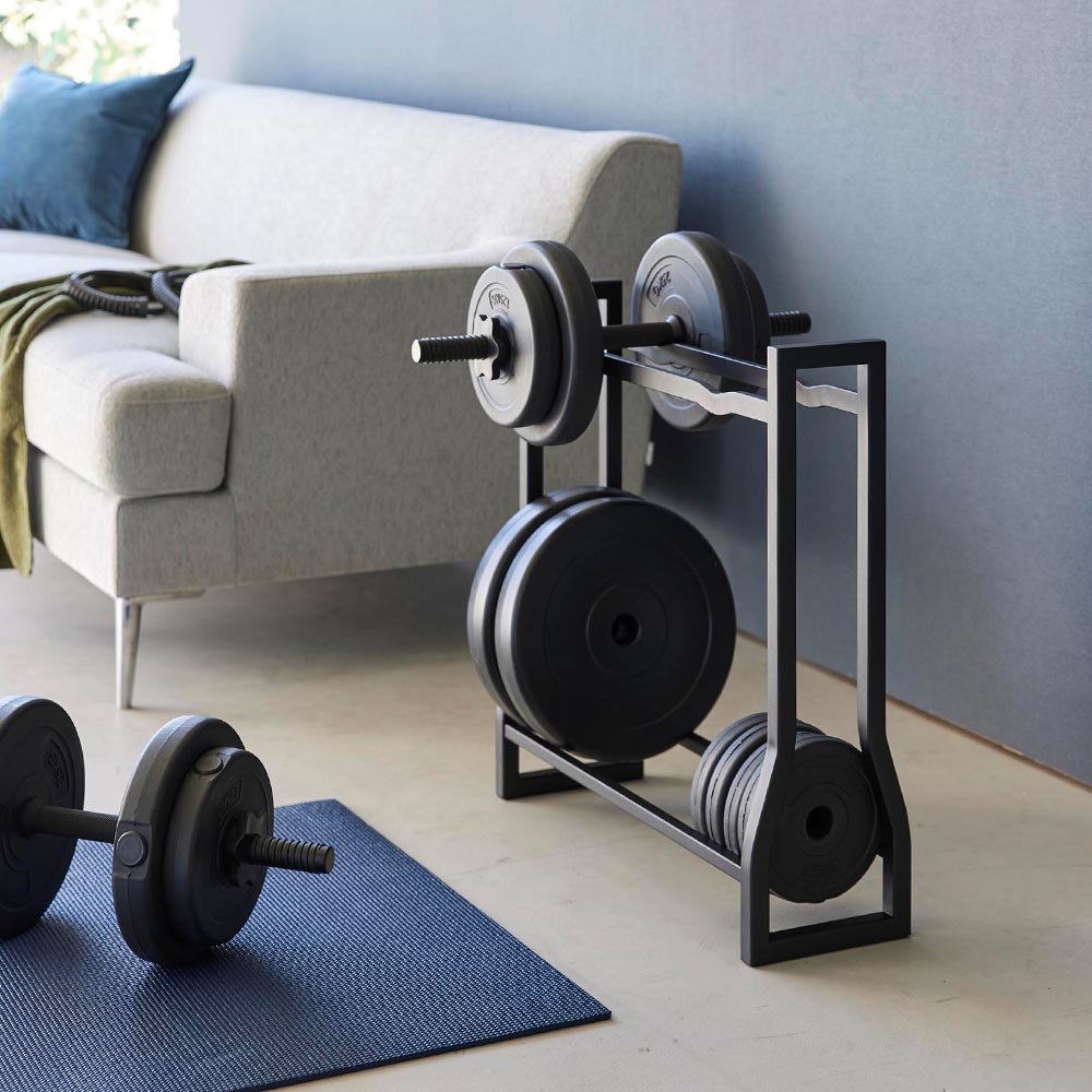 正規販売店】ダンベルラック タワー 山崎実業 tower ホワイト ブラック
