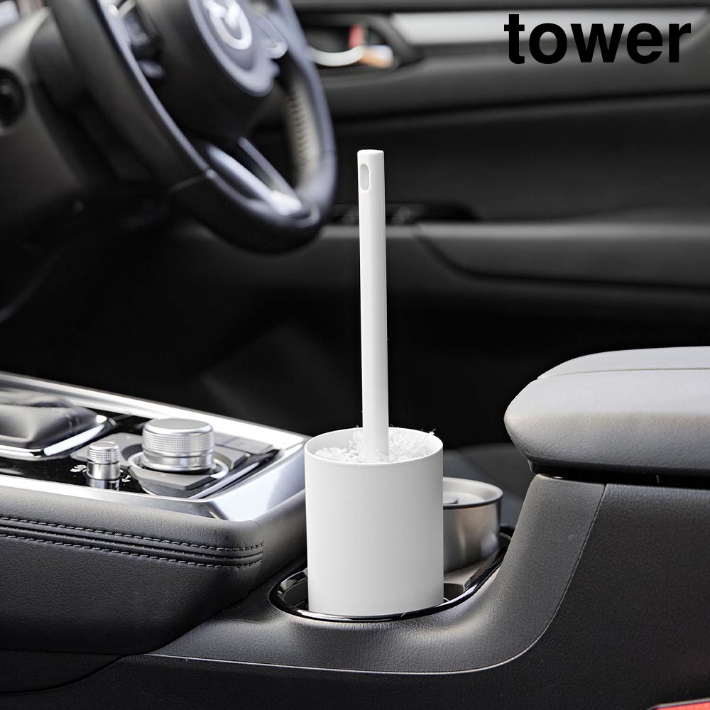 正規販売店】ボトル型ハンディーモップスタンド タワー 山崎実業 tower