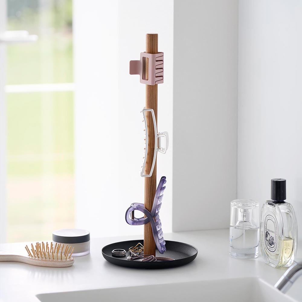 正規販売店】ヘアクリップ収納スタンド タワー 山崎実業 tower