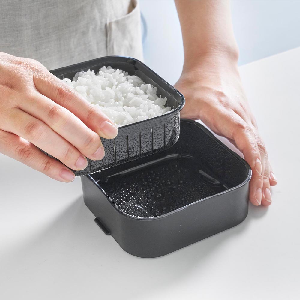 正規販売店】冷凍ごはん容器&バルブ付き密閉ランチボックスセット