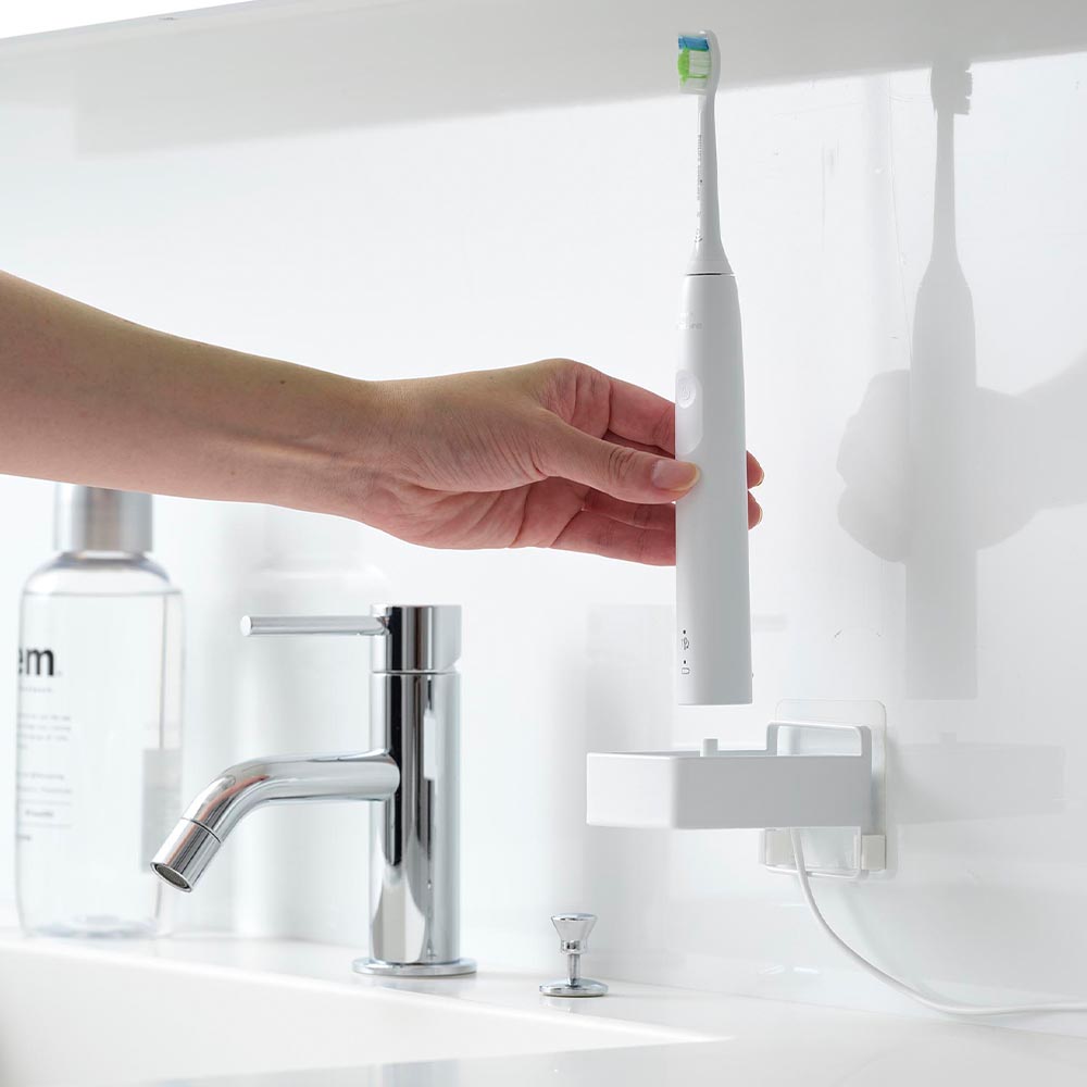 正規販売店】フィルムフック電動歯ブラシ用充電器ラック タワー 山崎